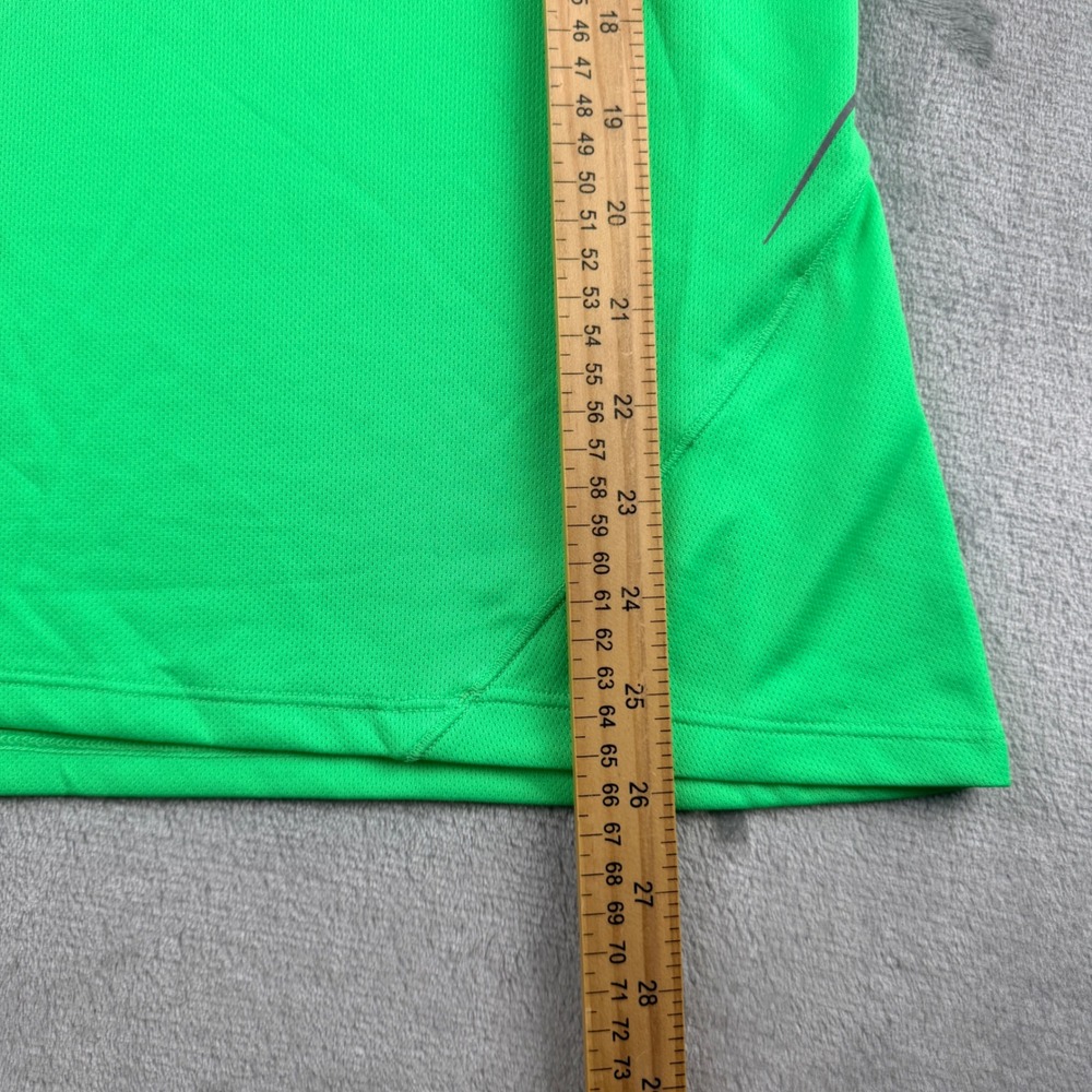 Adidas Climalite Running Shirt Women's XL Green Short Sleeve Athletic Tee - Picture 7 of 8
